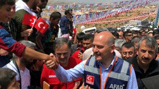 İdlib'de anahtar teslim töreni! Bakan Soylu'dan flaş açıklamalar...