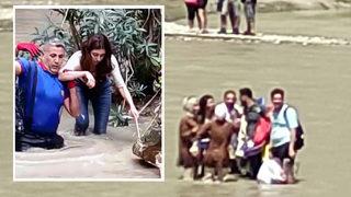 Pikniğe gitmişlerdi... Her şey bir anda oldu! Ekipler tarafından kurtarıldılar