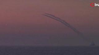 Rusya o anları paylaştı! Karadeniz’den iki Kalibr seyir füzesi fırlattı