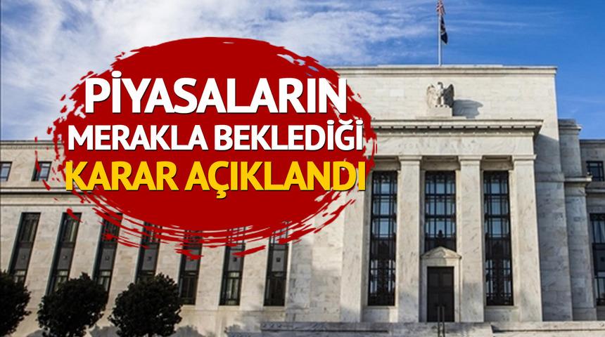 Son Dakika: Fed faiz kararını açıkladı! Fed Başkanı Jerome Powell'dan dikkat çeken ifadeler (MAYIS 2022 FED FAİZ KARARI)