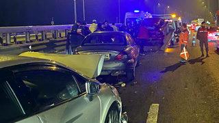 Bolu Dağı'nda zincirleme trafik kazası! Yaralılar var