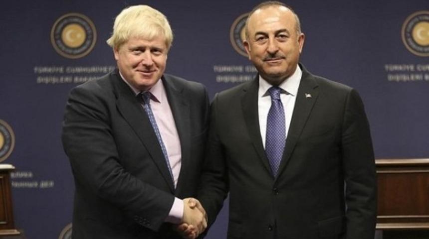 Bakan Çavuşoğlu ve Johnson'dan NATO-AB işbirliği görüşmesi