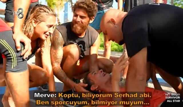 Survivor'da Merve Aydın feci sakatlık geçirdi! 