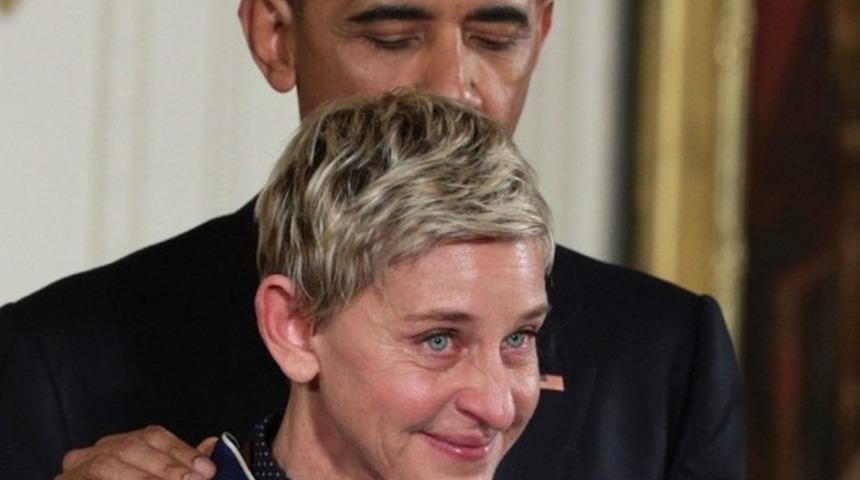 Komedyen Ellen DeGeneres'e ABD Başkanlık Ödülü