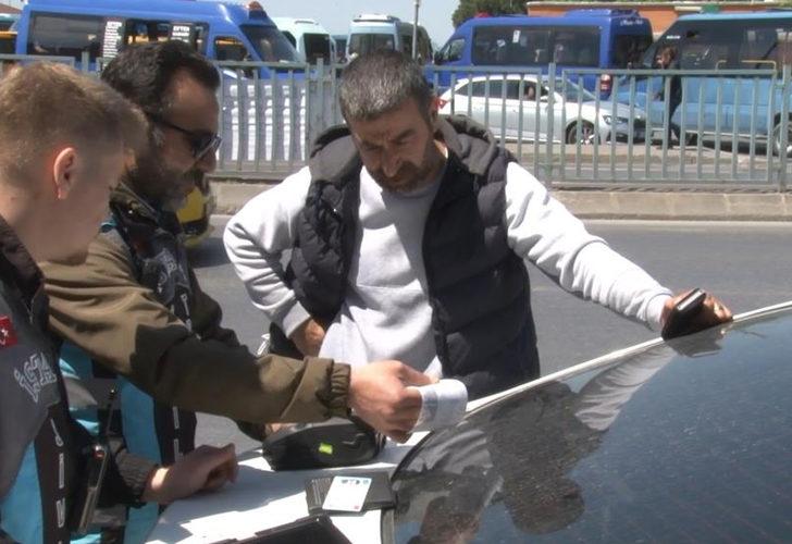 Kadıköy'de taksi denetimi! 196’şar lira para cezası kesildi