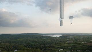 Baş aşağı sarkacak, içinde yok yok! Uçan gökdelen herkesi hayrete düşürdü: Dünyada bir ilk...