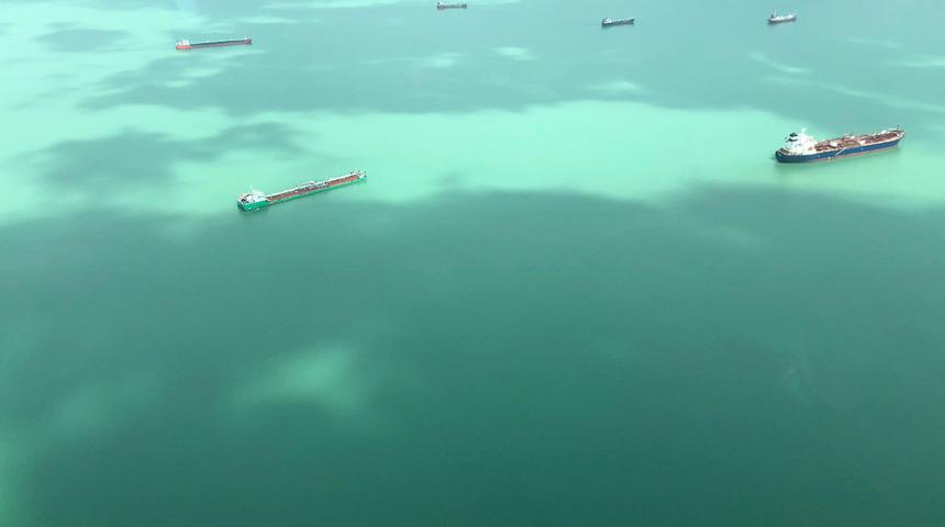 İzmit Körfezi turkuaza büründü! Uydu görüntüleri ortaya çıktı, TÜBİTAK harekete geçti