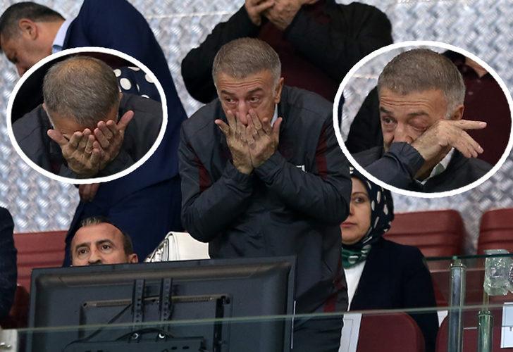 Trabzonspor'da başkan Ahmet Ağaoğlu gözyaşlarını tutamadı! Hıçkıra hıçkıra...