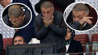 Trabzonspor'da başkan Ahmet Ağaoğlu gözyaşlarını tutamadı! Hıçkıra hıçkıra...