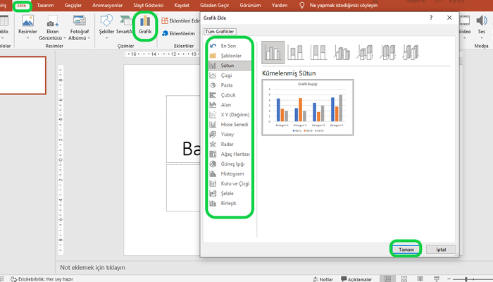 PowerPoint grafik ekleme: PowerPoint'te çizilge ve grafik kullanımı nasıl yapılır?