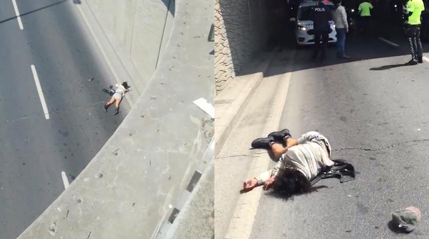 Yer: Taksim! “Abi ben öleceğim” dedi, aşağıya atladı