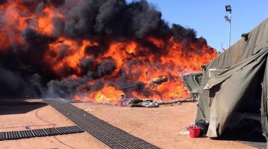 Kıbrıs&rsquo;ta İngiliz &uuml;ss&uuml;ne sığınan Suriyeliler isyan etti