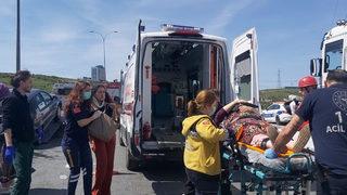 SON DAKİKA | TEM’de zincirleme kaza: 10 yaralı