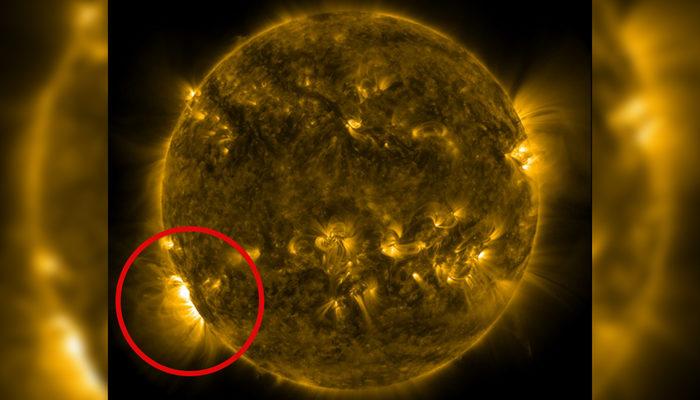 The third most intense solar flare of 2022… It hit the Atlantic Ocean, the image captured by NASA was astonishing!