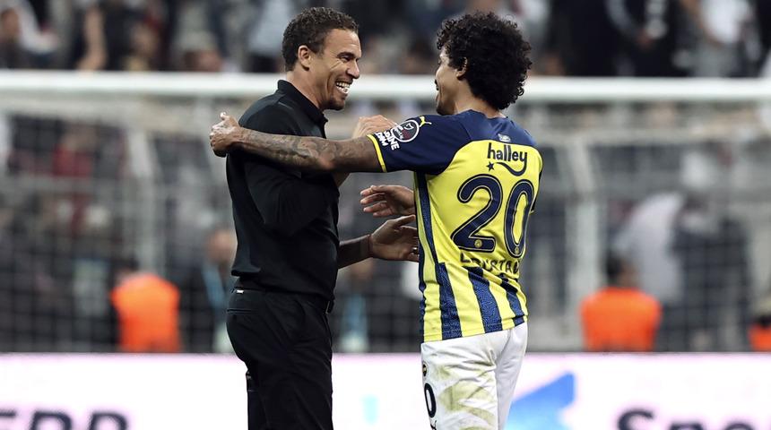 Son dakika: Beşiktaş - Fenerbahçe derbisi sonrası dikkat çeken an! Valerien Ismael ve Luiz Gustavo sarıldı...
