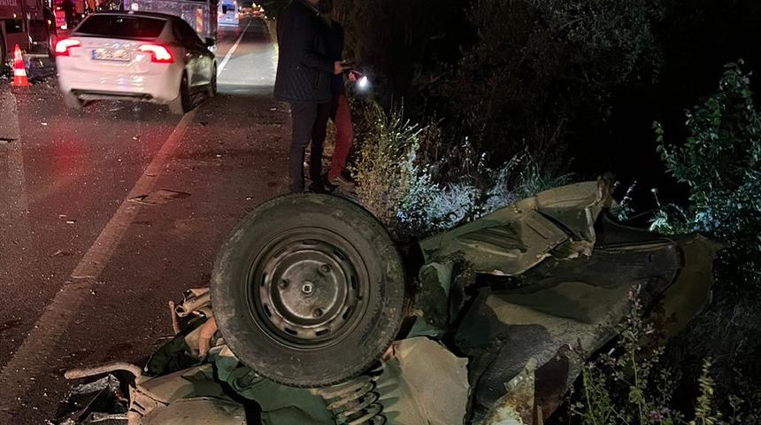Aydın-Denizli karayolunda zincirleme trafik kazası: 1 &ouml;l&uuml;, 7 yaralı