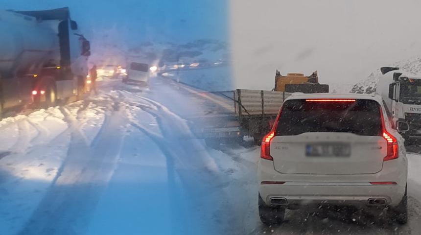 Mayıs ayında kar sürprizi, araçlar yolda kaldı! Bir uyarı daha geldi