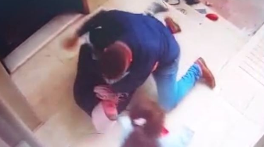 Samsun'da kahreden anlar! Kayınvalidesini bayıltana kadar dövdü: Sana anneler günü hediyesi