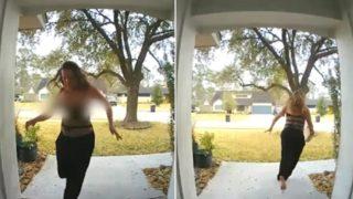 Hırsızlık yaparken bir anda göğsü açıldı! O anlar saniye saniye güvenlik kamerasına yansıdı