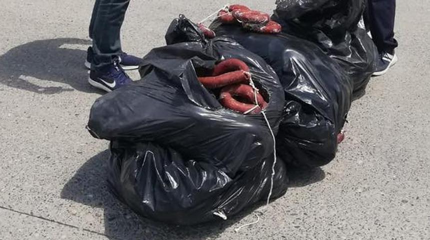 Piyasaya süreceklerdi! Yüzlerce kilo imha edildi... İşte sebebi