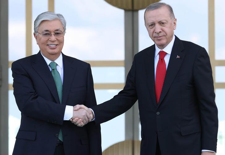 Son dakika: Cumhurbaşkanı Erdoğan'dan Kazakistan Cumhurbaşkanı Tokayev ile ortak basın toplantısı