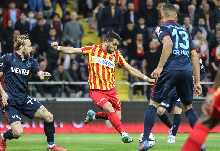Trabzonspor, 'Bana lig kupası yeter' dedi! Kayserispor'dan muazzam geri dönüş