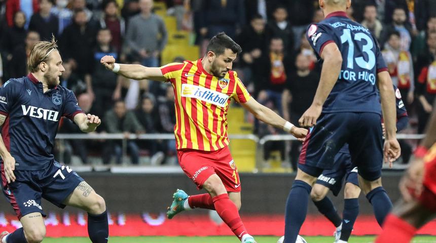 Trabzonspor, 'Bana lig kupası yeter' dedi! Kayserispor'dan muazzam geri d&ouml;n&uuml;ş