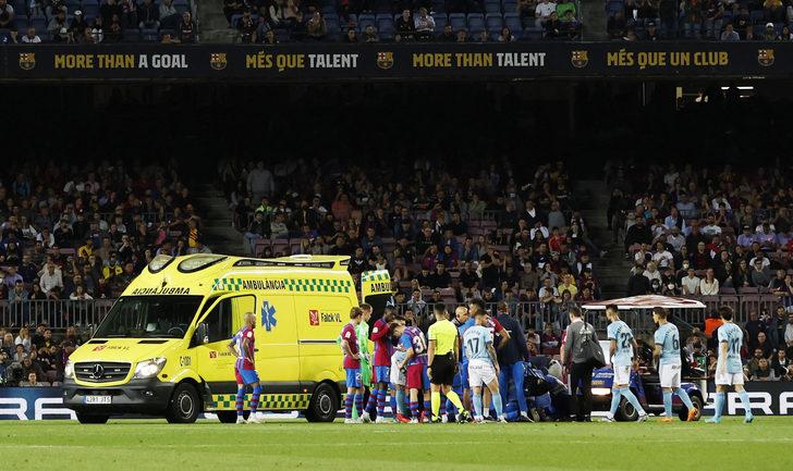 Son dakika: Barcelona maçında korku dolu anlar! Ronald Araujo bir anda yere yığıldı...