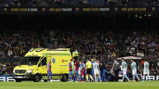 Son dakika: Barcelona maçında korku dolu anlar! Ronald Araujo bir anda yere yığıldı...