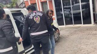 Rambo Okan, Trabzonspor bayrağını ikinci kez indirmeye çalışırken gözaltına alındı