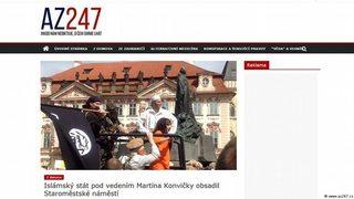 Prag'da temsili 'IŞİD işgali' panik yarattı