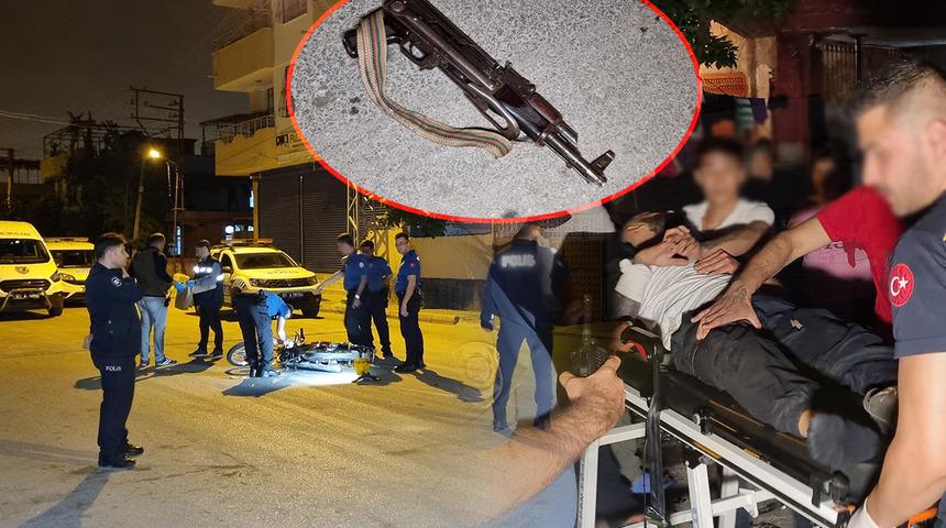 Yer: Adana! Sokak ortasında kalaşnikoflu saldırı