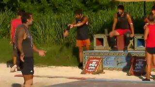 Survivor'da Hikmet ve Adem birbirine girdi! Seni çuval gibi yere sererim