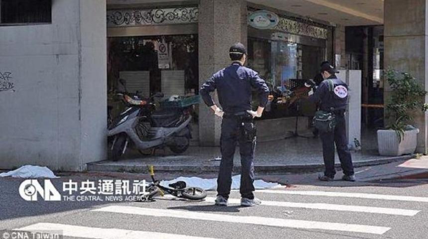 Tayvan'da sokak ortasında dehşet