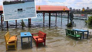 Kafeler sular altında kaldı! Bu sene daha da arttı