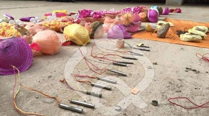 Oyuncak bebeklere bomba tuzaklamışlar