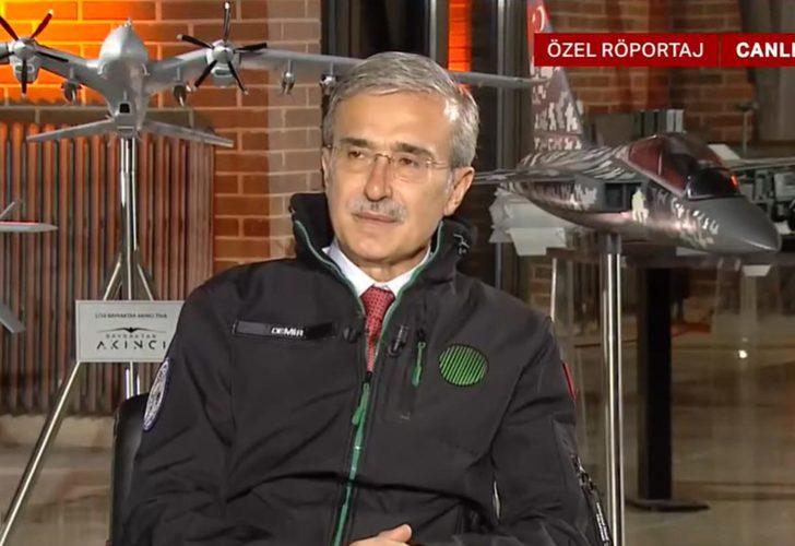 Savunma Sanayii Başkanı İsmail Demir canlı yayında milli savaş uçağı için tarih verdi