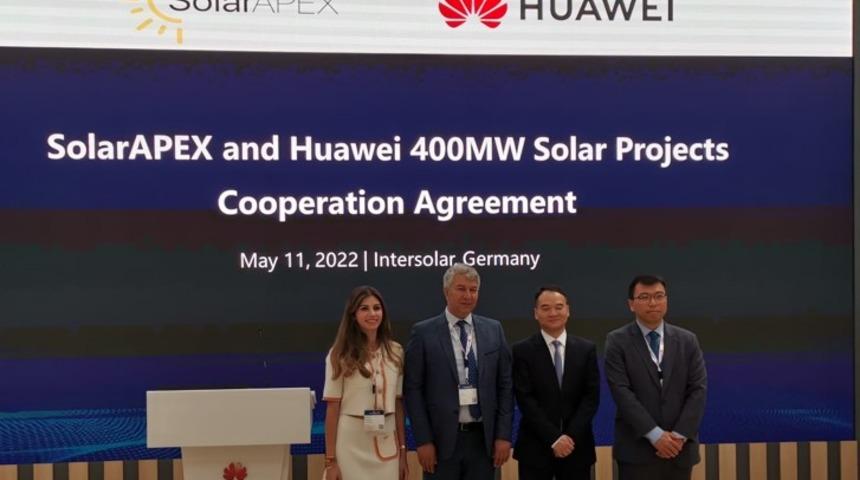 Huawei ve SolarAPEX’ten güneş enerjisi alanında 400 MW’lık işbirliği