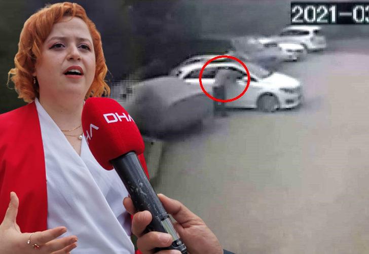 Güvenlik kameraları saniye saniye kaydetmişti! Aracında saldırıya uğrayan kadın: Böyle insanlara meydanı bırakmayın