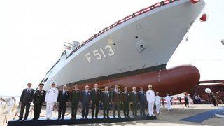 Milli savaş gemisi Burgazada denize indirildi