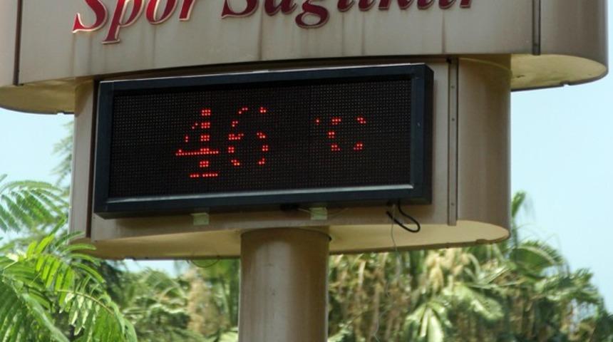 Adana&rsquo;da termometreler 46 dereceyi g&ouml;sterdi