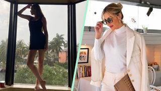 Petek Dinçöz'ün çok konuşulan fotoğrafındaki cesur mini elbisesine uygun fiyatlı öneriler