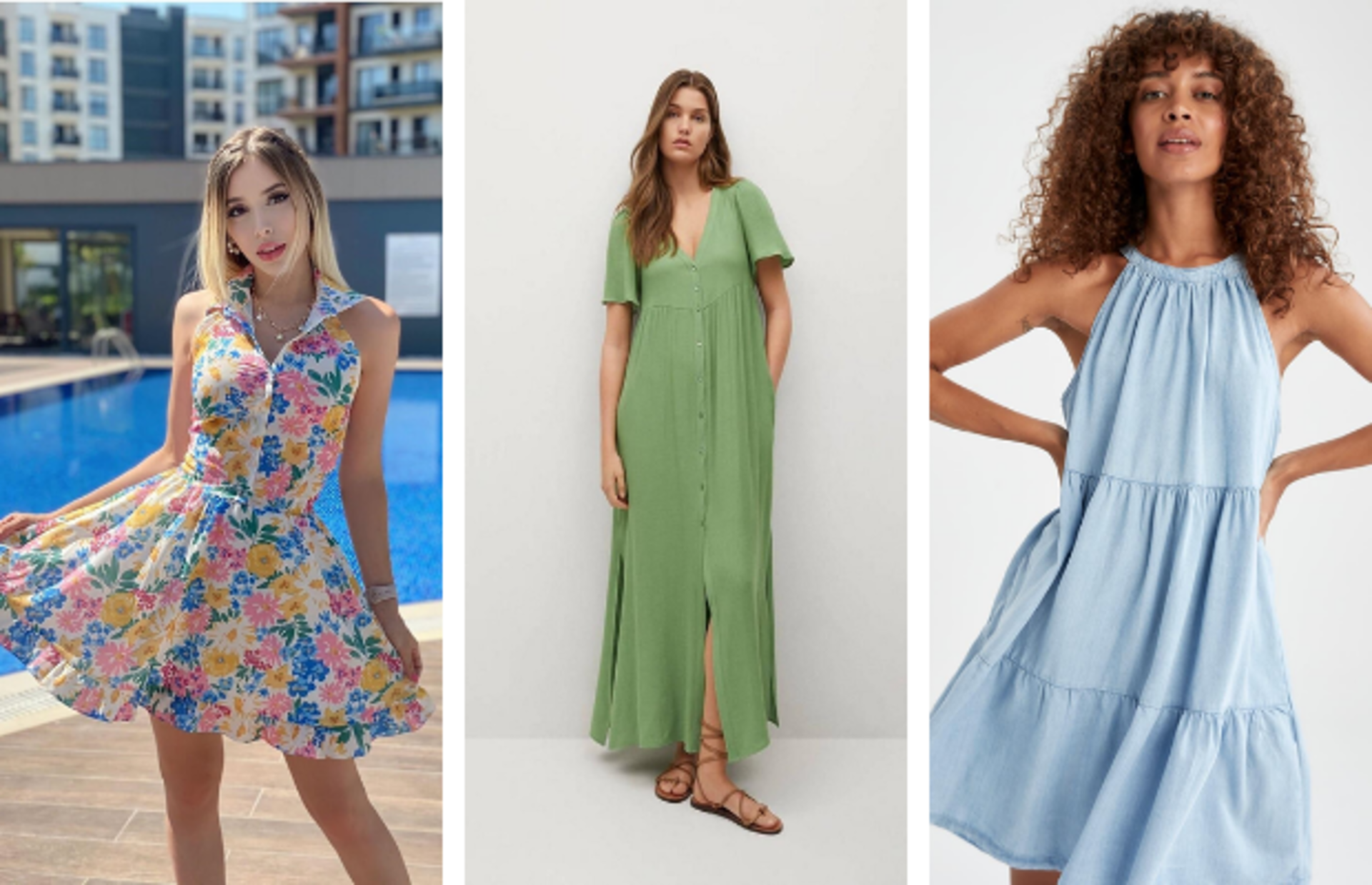 Öğle yemeğinden plaja kadar her yerde giyebileceğiniz yazlık elbise önerileri