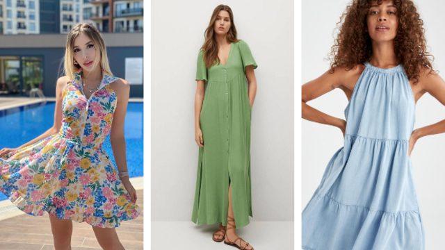 Öğle yemeğinden plaja kadar her yerde giyebileceğiniz yazlık elbise önerileri