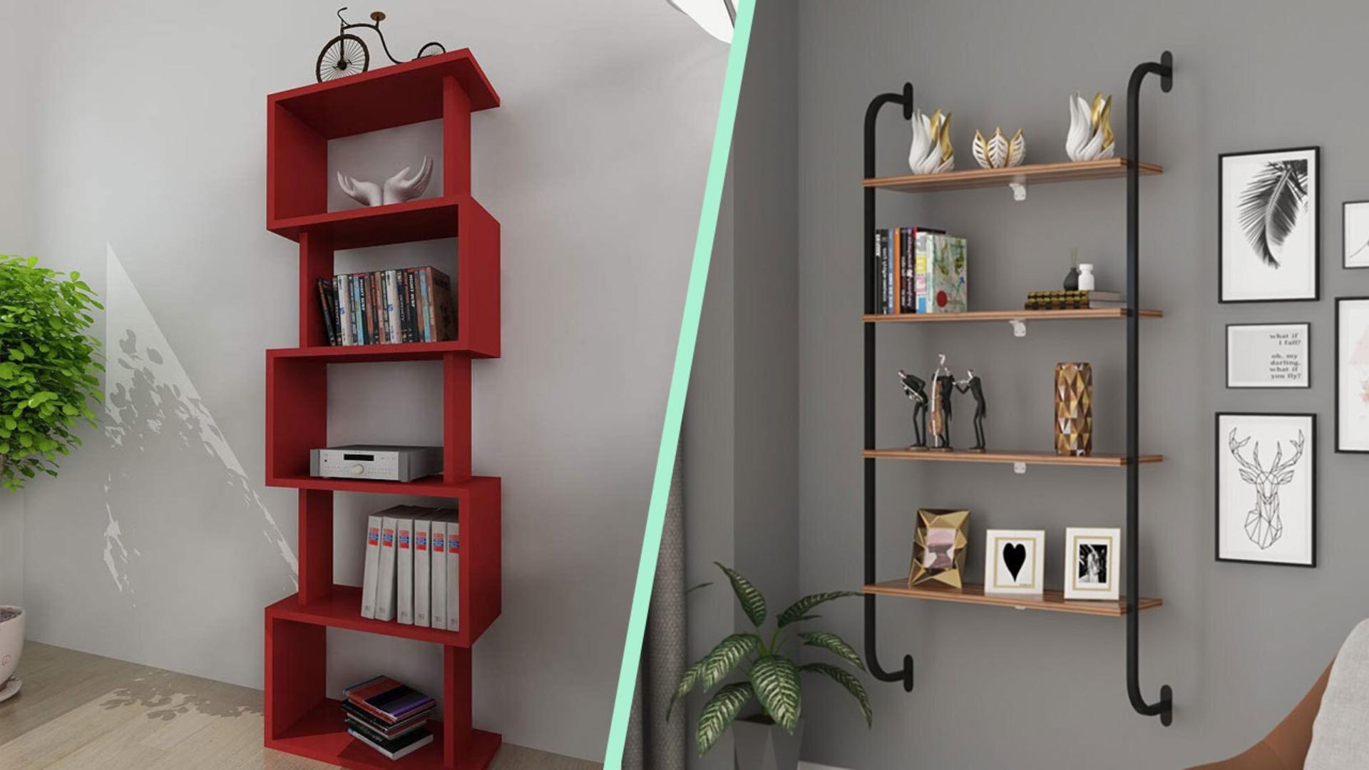 Hem şıklığıyla odanızın dekoruna yakışacak hem de yerden tasarruf ettirecek kitaplık modelleri