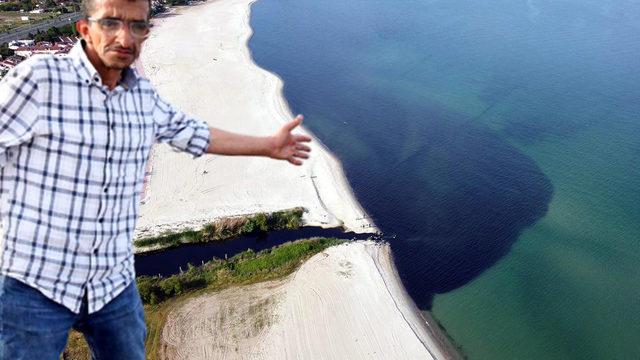 Kınıklı Deresi siyaha dönüştü! Marmara Denizi'ne akıyor
