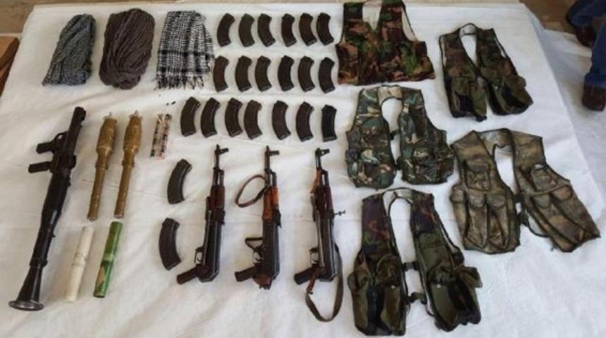 PKK'ya ait silah ve m&uuml;himmat ele ge&ccedil;irildi