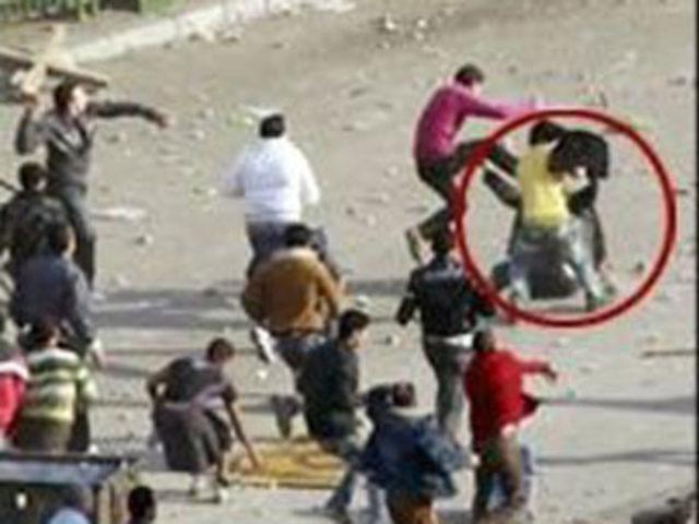 Mısır da Mübarek çatışması 1