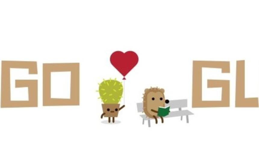 Google Sevgililer G&uuml;n&uuml; nedir? Sorusunu doodle ile yanıtladı