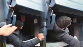 Şaşkına çeviren görüntü! 1 metrekarelik dolaptan 3 kişi çıktı